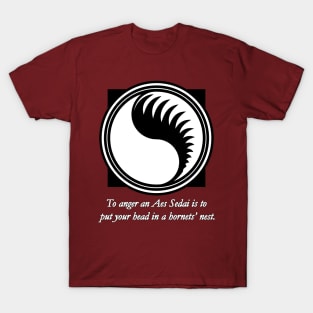 WOT Aes Sedai Chapter Icon With Quote T-Shirt